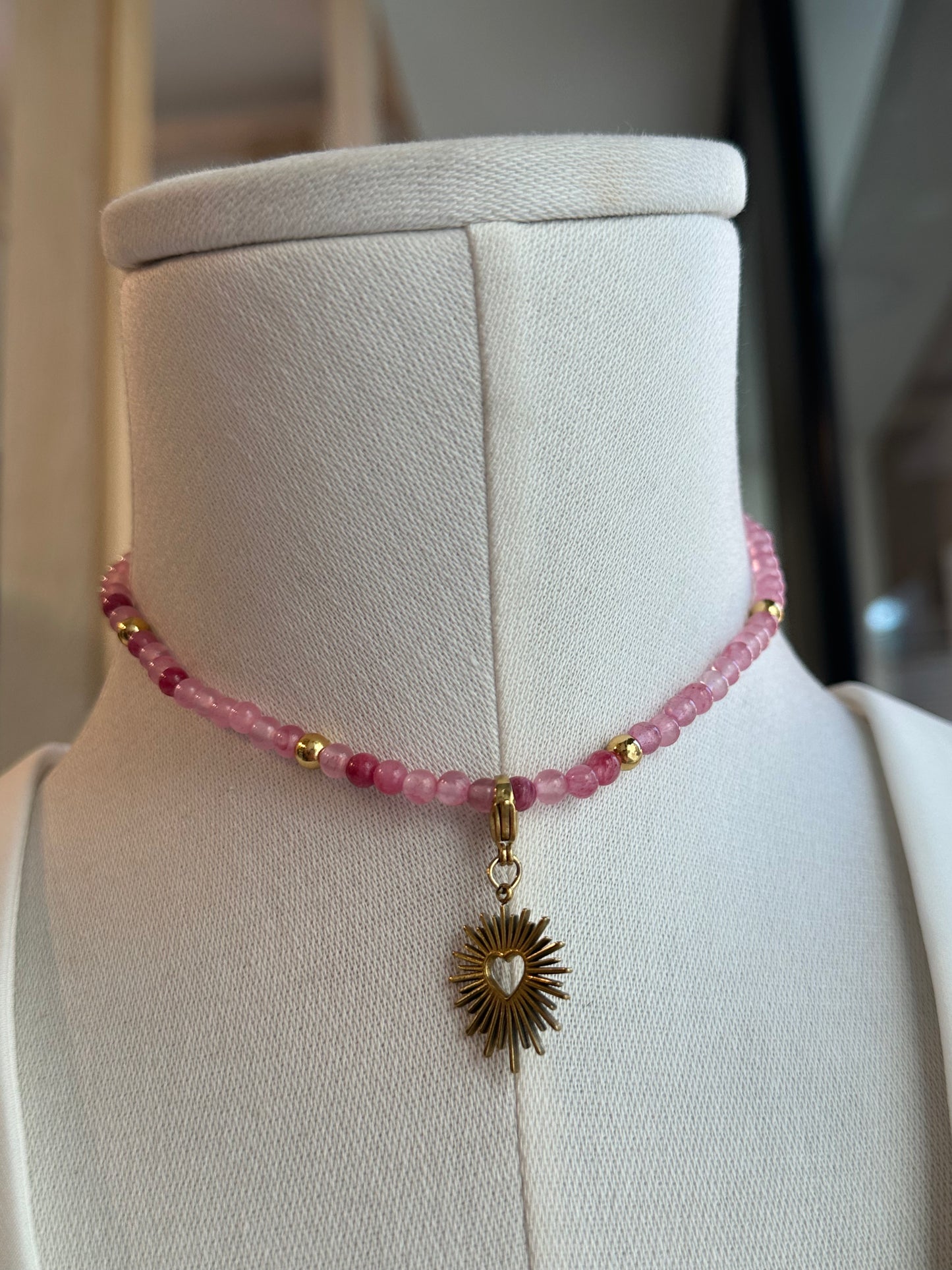 Collar Karma, rosa