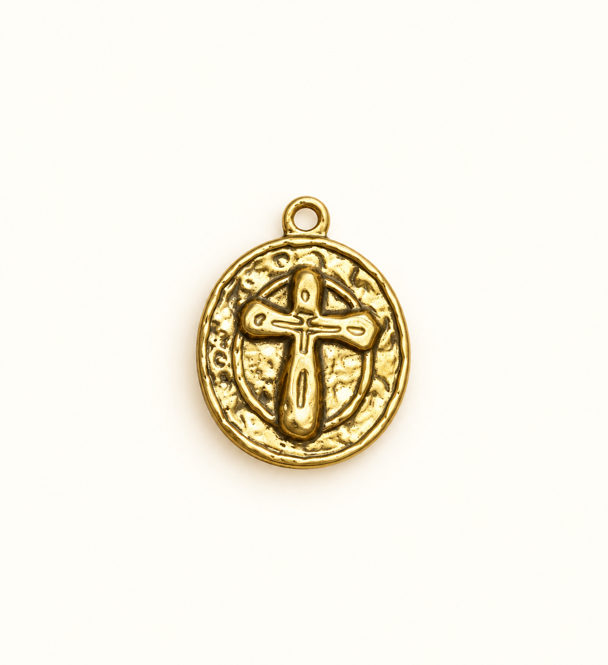 Charm Moneda + Cruz