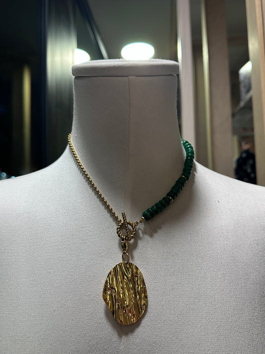 Collar Boant Verde