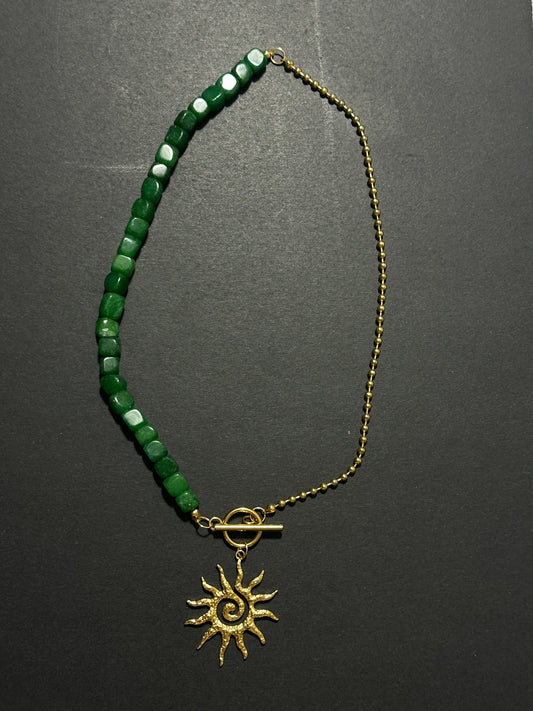 Collar Milán, Verde