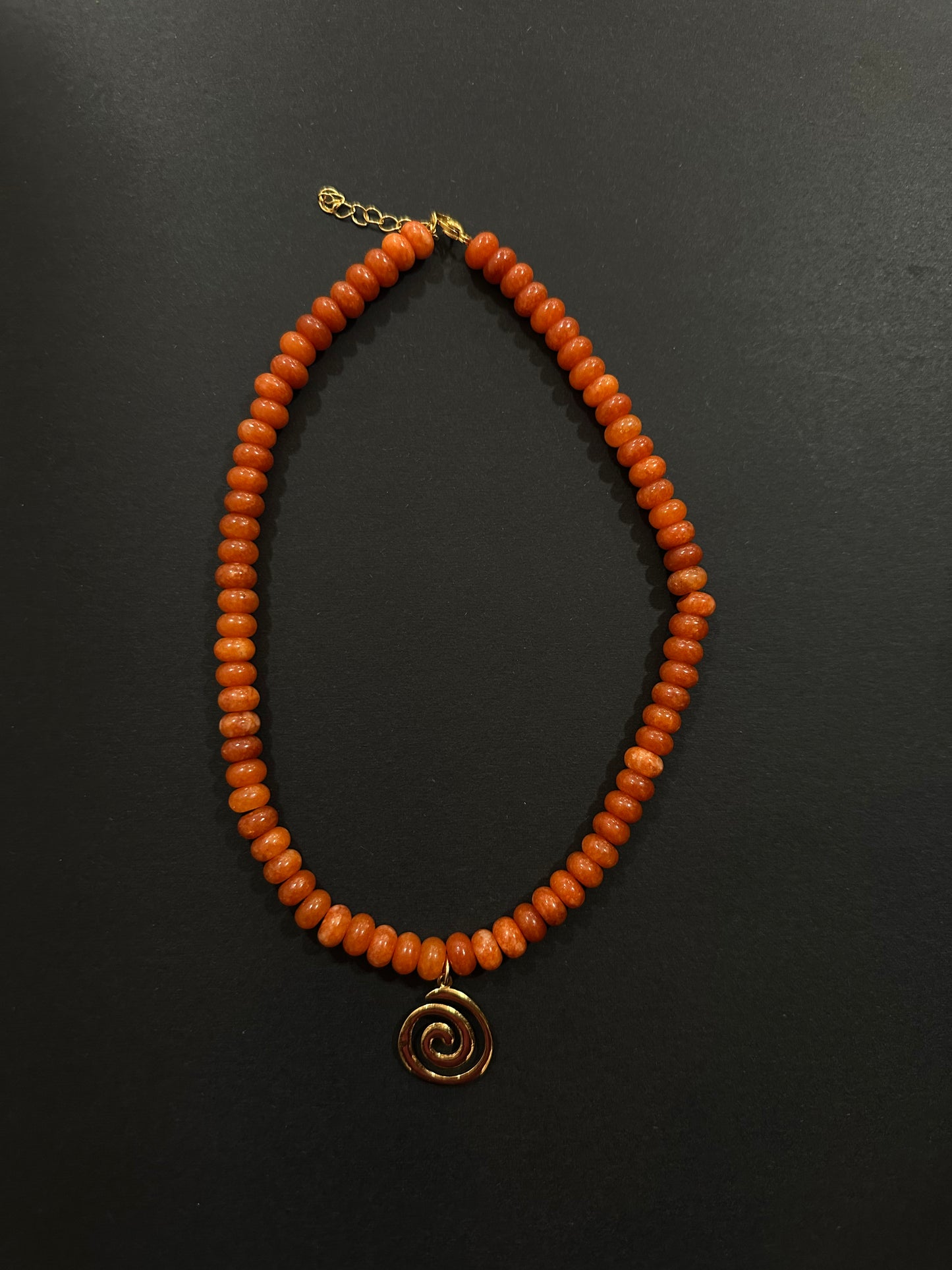 Collar Agatha Naranja