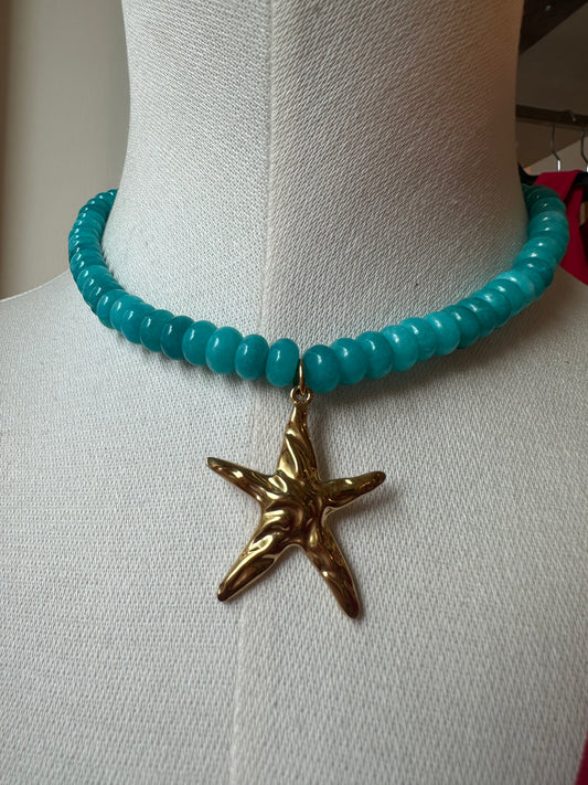 Collar Agatha. Azul