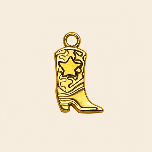 Charm bota cowbow
